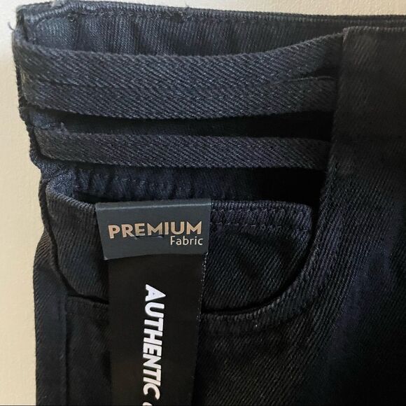 Simple Society Black Denim High Rise Shorts ~ NWT ~ size 9/29 - Picture 6 of 8